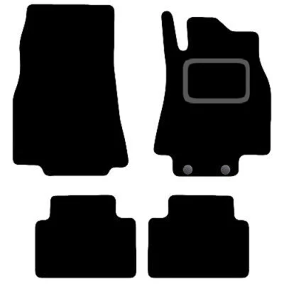 FITS MERCEDES B CLASS 2005 To 2011 TAILORED CAR FLOOR MATS (4-Pcs & 2-Clip) - Image 1 of 4