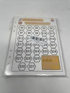 $500 Savings Challenges Coloring Saving Card Money cash 58 Sheets Organizer - Picture 1 of 4