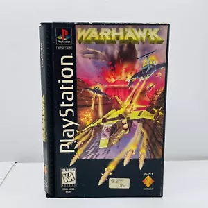 WarHawk Long Box PS1 (Sony PlayStation 1, 1995) Complete W/ Manuald *READ* - Picture 1 of 7