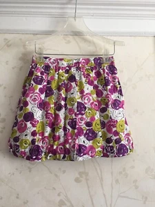 NWT Janie And Jack City Museum Girls Floral Bubble Skirt 10 Violet - Picture 1 of 3