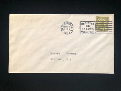 DC WASHINGTON MAY 1, 1923 #560 FDC TO WORDEN, CV $190 - Image 1 of 2