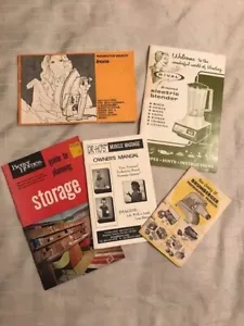 5 Vintage Manuals Dr Ho/Brumberger/Hamilton Beach/Rival Bleach/Better Homes - Picture 1 of 6