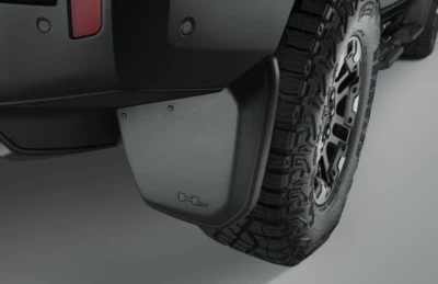 Protectores contra salpicaduras traseros GMC Hummer EV SUV 2024-2025 con logotipo HUMMER GM OE NUEVO 86777801 Foto 1 de 2