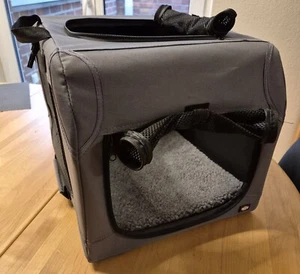 Trixie Hunde Transportbox Mobile Kennel Easy grau - Bild 1 von 5