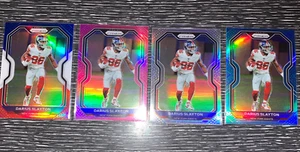 2020 Panini Prizm #163 Darius Slayton 4 Card Lot 8AC - Picture 1 of 5