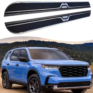 2Pcs Running Board Side Step Pedals Nerf Bar Fits for Honda Pilot 2023 2024 2025 - Picture 1 of 6