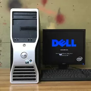 Dell Precision T5400 Xeon E5405 2.00GHz Quad Core 16GB DDR2 RAM No SSD - Picture 1 of 11