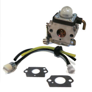 Carburetor with Gaskets & Fuel Line for Zama C1Q-S58A, C1QS58A Yard Trimmers