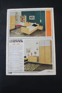 Vieux Pression Publicité Partie Catalogue Moyens Appartement Vintage Déco - Picture 1 of 12