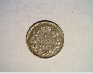 1901 Canada 5 Cent, Victoria,.0346 Silver (Can-700) - Picture 1 of 2