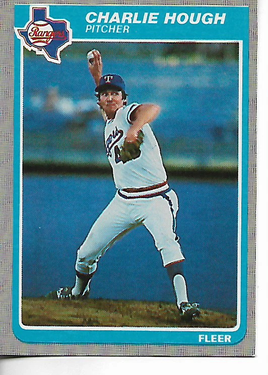 1985 Fleer Charlie Hough Card - Image 1 of 1