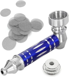 Portable Pocket Size Handheld Bud Bomb Bat Smoking Pipe Uk High Quality Any Herb - Picture 1 of 5