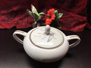 1961 Vintage Kayson's Fine China "Golden Rhapsody" Muster Zuckerdose mit Deckel - Bild 1 von 8