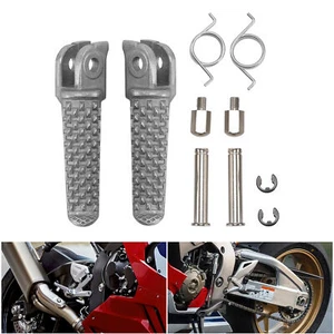 Front Footrest Pedals Foot Pegs Fit For Honda CBR1000RR 04-24 CBR600RR 03-24 - Picture 1 of 13