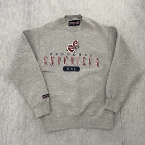 VINTAGE Syracuse Chiefs Sweater Adult Small Gray MLB JanSport 1997 Mens S 90s - Picture 1 of 12