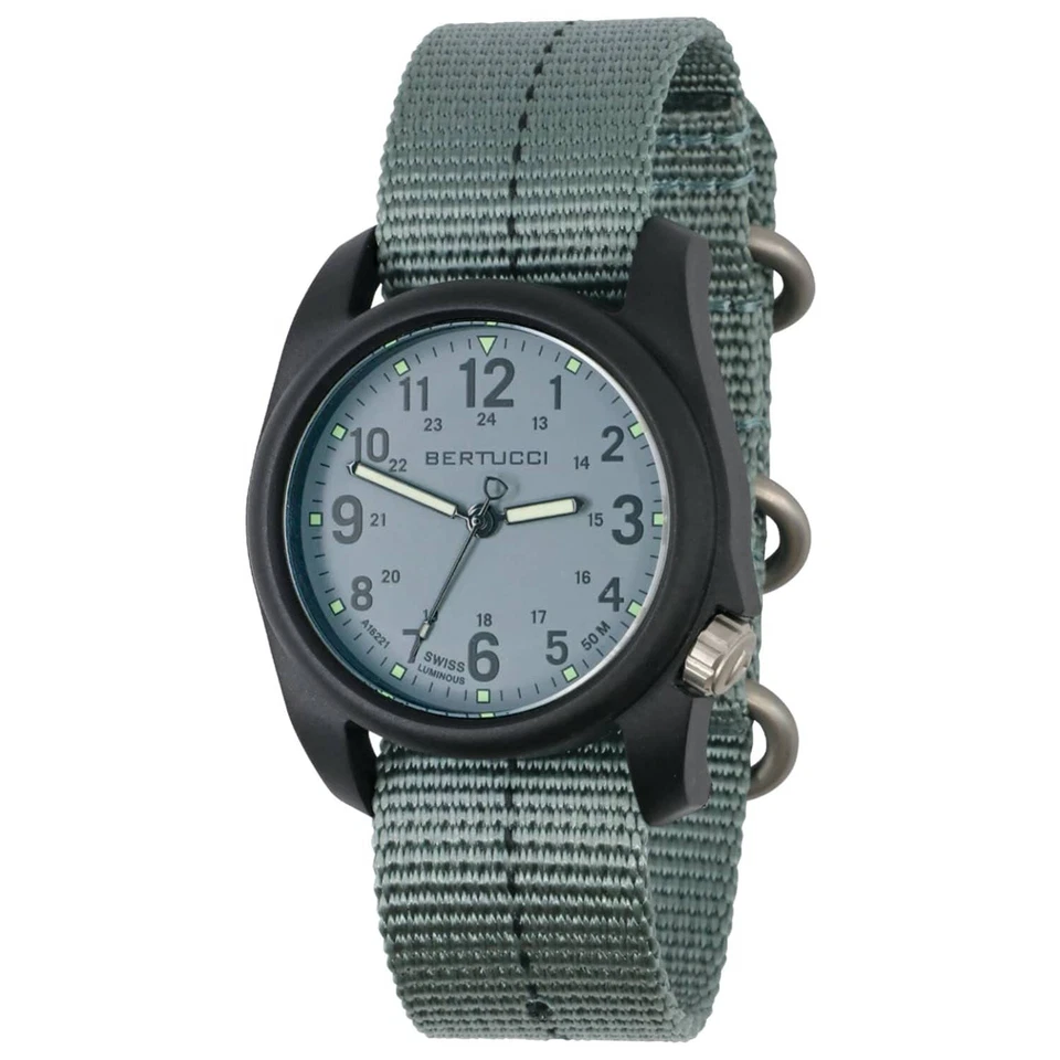 Bertucci Dx3 Plus - Vintage Drab W/ Black Dial / Black Case- 353 Vintage Drab - Image 1 of 1