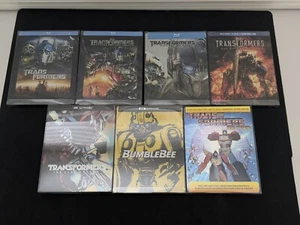Transformers Bumblebee 30th 4K/Bluray Steelbook Lot Of 7 W/ Protective Sleeves - Picture 1 of 1