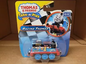 THOMAS & FRIENDS TAKE-N-PLAY RACING THOMAS 100% ORIGINAL MUST L@@K - Picture 1 of 2