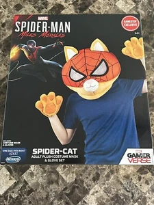 Marvel’s Spider-Man Miles Morales - SPIDER-CAT Adult Mask and Glove Costume Set - Picture 1 of 5