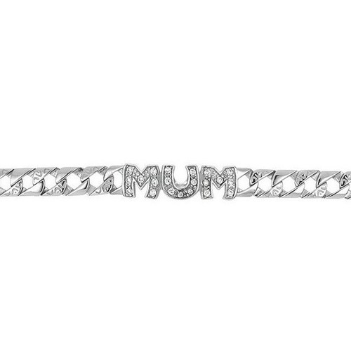 VALENTINO Bracciale pietre preziose mamma argento sterling 925 marcato British Made (festa della mamma)
