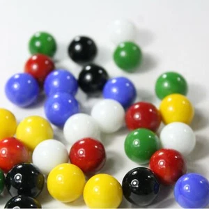 Mega Games Glass Replacement Marbles-[Set of 60], 14mm, 10 Each Color, Standard - Picture 1 of 4