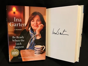 Ina Garten signed A Memoir Be Ready When the Luck Happens 1st printing HC book - Picture 1 of 1