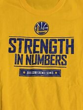 GOLDEN STATE WARRIORS Dubs Curry SGA T-shirt 2015 CONFERENCE SEMIFINALS XL