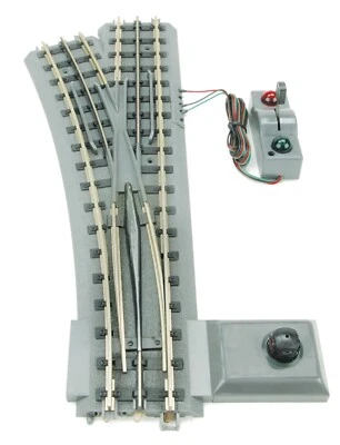 RAIL KING 40-1021 Real Trax O-72 Operating Left Hand Switch By MTH BRAND NEW!! - Image 1 of 3
