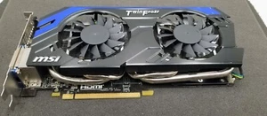 MSI Twin Frozr N660TI PE 2GD5/OC GeForce GTX 660Ti 2GB GDDR5 Graphics Card GPU - Picture 1 of 5