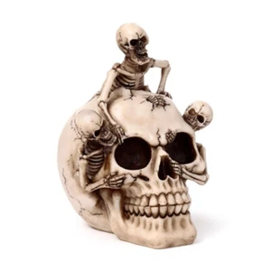 Skull with Bursting Skeletons - Gothic Ornament - H-18cm - Brand New & Boxed - Picture 1 of 3