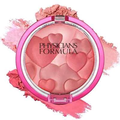 NEW Physicians Formula Happy Booster Heart Blush Glow & Mood Boosting ROSE - Image 1 of 4