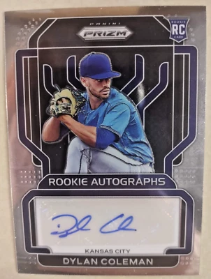 2022 Panini Prizm DYLAN COLEMAN MLB Royals Certified RC ROOKIE AUTOGRAPH Card! - Image 1 of 2