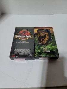 2 VHS Lot: JURASSIC PARK And JURASSIC PARK~THE LOST WORLD~ - Picture 1 of 16