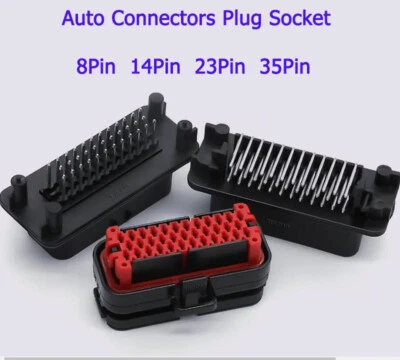 8/14/23/35 Pin Automotive Waterproof Connector ECU Auto Connectors Plug Socket - Image 1 of 4