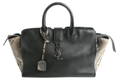 Bolso pitón Saint Laurent Cabas Foto 1 de 4