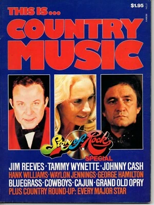 This is Country Music 1976 Magazine Jim Reeves Tammy Wynette Johnny Cash - Image 1 of 2