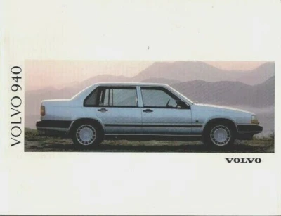 Volvo 940-Series 1990-1991 UK Market Brochure Saloon Estate GL SE GLE Turbo TD - Image 1 of 2