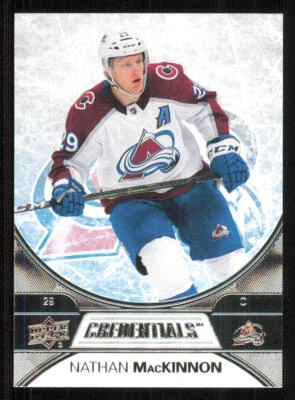 2021-22 Upper Deck Credentials #4 Nathan MacKinnon - Image 1 of 2