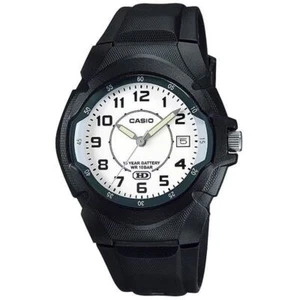 Casio Standard MW-600B-7BJH White Dial Black Urethane Band Watch Chipukashi New - Picture 1 of 2