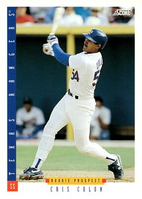 1993 Score #314 Cris Colon - Image 1 of 2