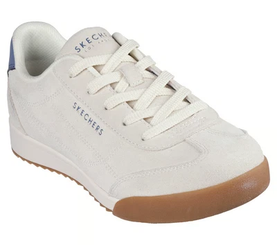 Woman Skechers Zinger 2.0-Soothing Steps Lace-Up Shoe 177497 Off White Brand New - Image 1 of 4