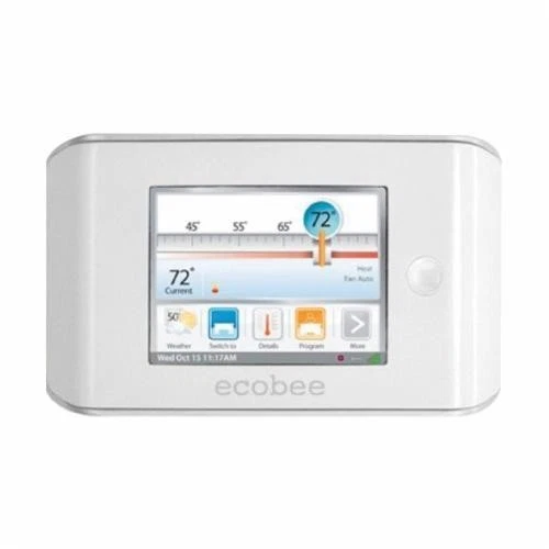 Ecobee EB-STAT-02 Wi-Fi Thermostat, 24 VAC, 4 Heat/2 Cool - Image 1 of 1