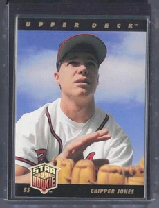 1993 Upper Deck - #24 Chipper Jones Star Rookie - Picture 1 of 2