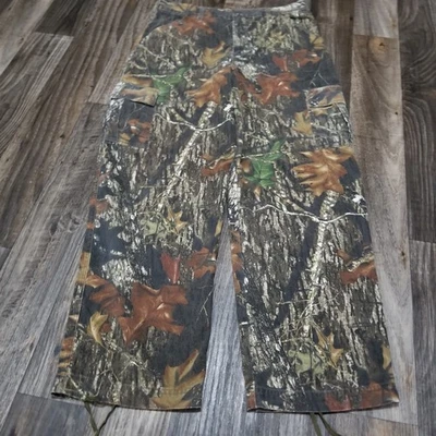 Russel Outdoors Mossy Oak Pants Men Medium Camouflage Explorer Midweight Cargo  - Image 1 of 4