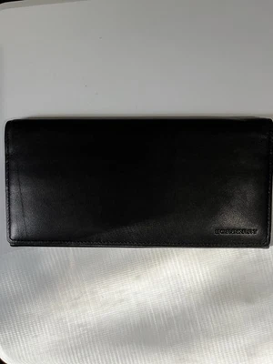Burberry Novacheck Bifold Black Leather Wallet - Image 1 of 4