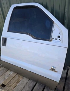 99-07 FORD F250 F350 SUPERDUTY PASSENGER RH FRONT POWER DOOR ASSEMBLY WHITE-GOLD - Picture 1 of 13