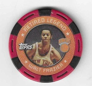 2005-06 Topps NBA Collector Chips Walt Frazier Red Black Retired Legend Chip - Picture 1 of 2