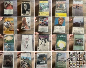 Lot Of 19 Private Press Cassettes / Folk / Electronic /Ambient / Meditation Rare - Picture 1 of 21
