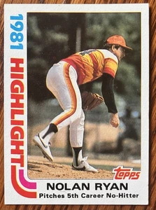 1982 Topps Baseball Nolan Ryan Highlights #5 Astros HOF - Bild 1 von 2
