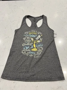 2016 Run Disney Wine & Dine Half Marathon Two Course Challenge Tank Top Shirt L - Picture 1 of 6